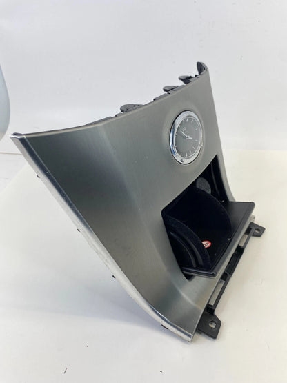 2007 2008 INFINITI FX35 CENTER CONSOLE CLOCK STORAGE BEZEL TRIM 68460-CL70A OEM