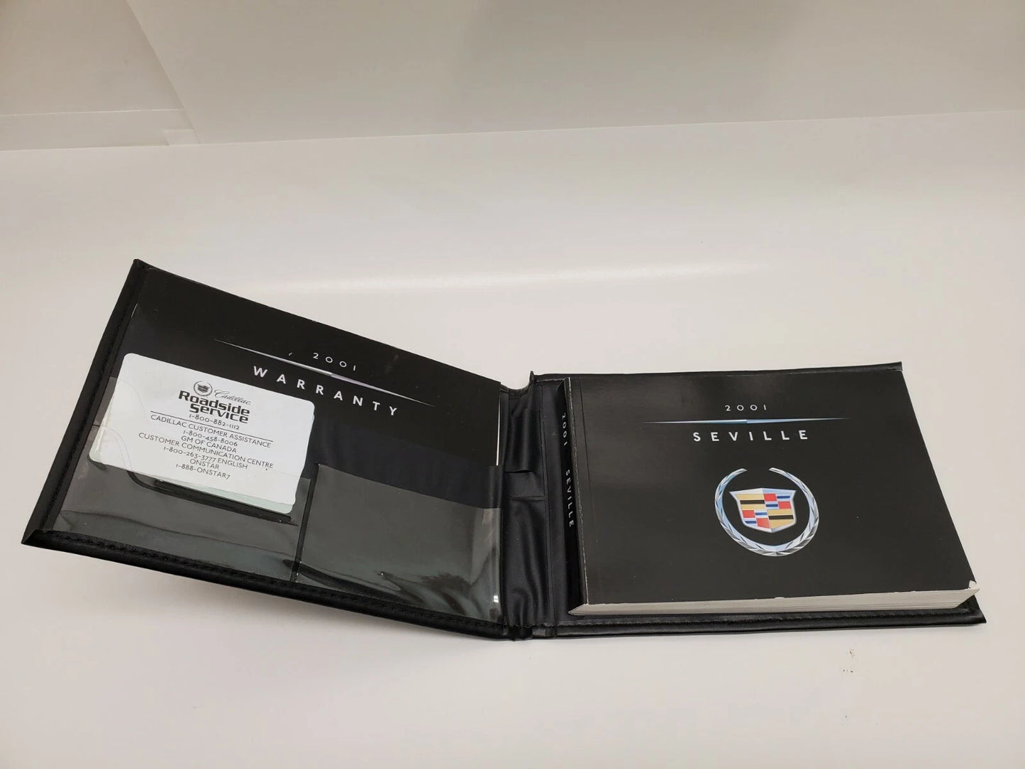 2001 01 CADILLAC SEVILLE OWNERS MANUAL BOOKS SET ONSTAR GUIDE & SUPPLEMENTS OEM