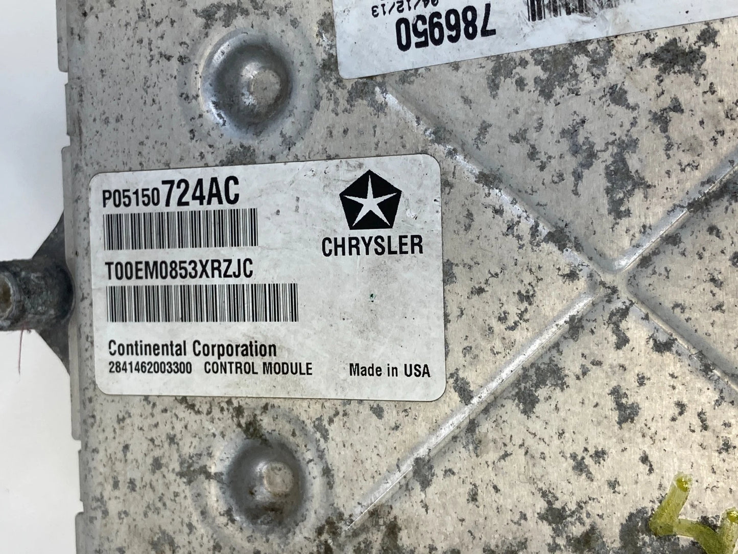2013 CHRYSLER TOWN & COUNTRY ENGINE COMPUTER CONTROL MODULE ECM ECU 05150724AC