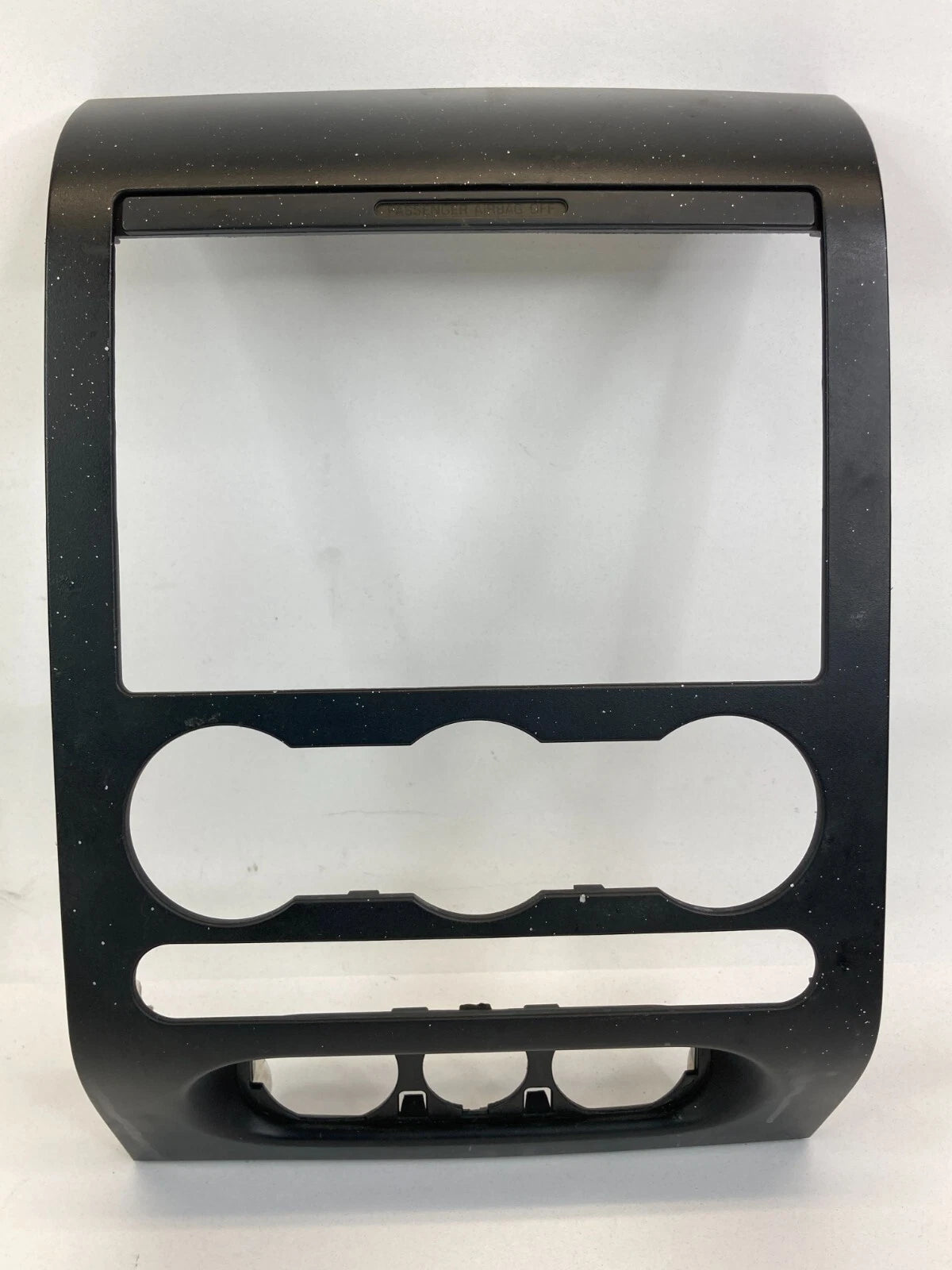 2004-2008 FORD F-150 CENTER DASH RADIO CLIMATE CONTROL BEZEL TRIM 6L302TA3JA6