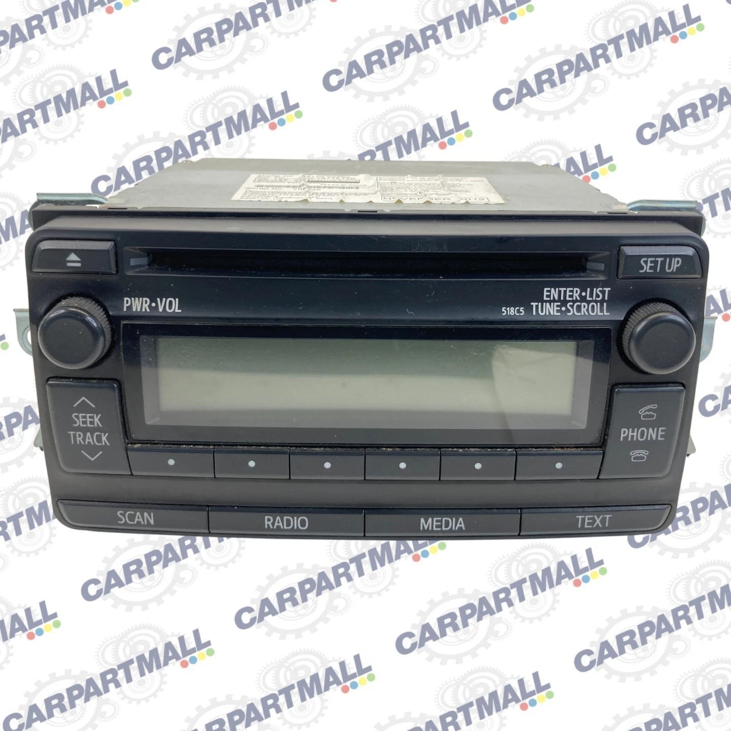 2012 2013 TOYOTA COROLLA AM/FM CD PLAYER RADIO RECEIVER 86120-02F90 OEM