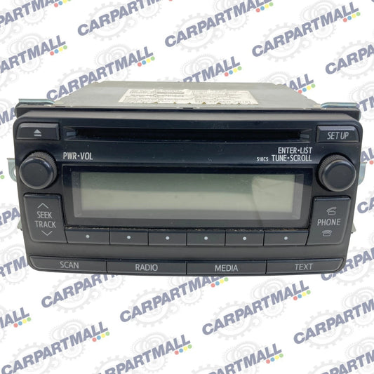 2012 2013 TOYOTA COROLLA AM/FM CD PLAYER RADIO RECEIVER 86120-02F90 OEM