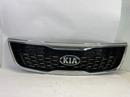 2014 2015 KIA SORENTO FRONT BUMPPER UPPER GRILLE W/ CHROME TRIM 86350-1U500 OEM