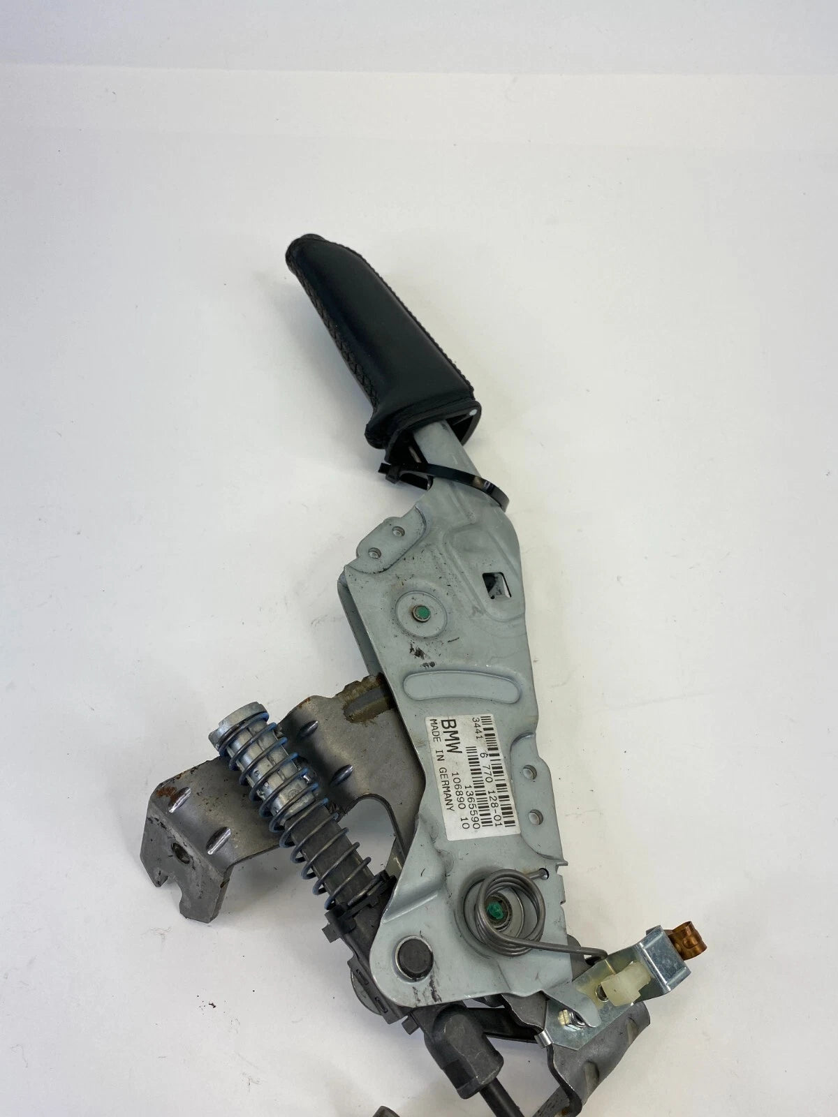 2004-2007 BMW 530I 525I EMERGENCY PARKING BRAKE HANDLE LEVER 34416770128-01 OEM