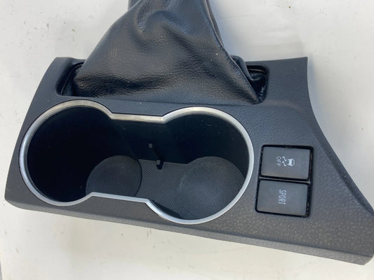 2014-2019 TOYOTA COROLLA CENTER CONSOLE CUP HOLDER W/ BRAKE BOOT & SWITCHES OEM