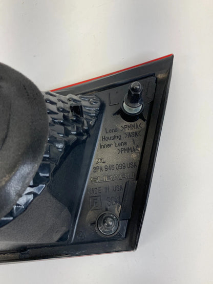 2010-2014 SUBARU LEGACY SEDAN REAR LEFT SIDE INNER TAIL LIGHT 2PA94609 OEM