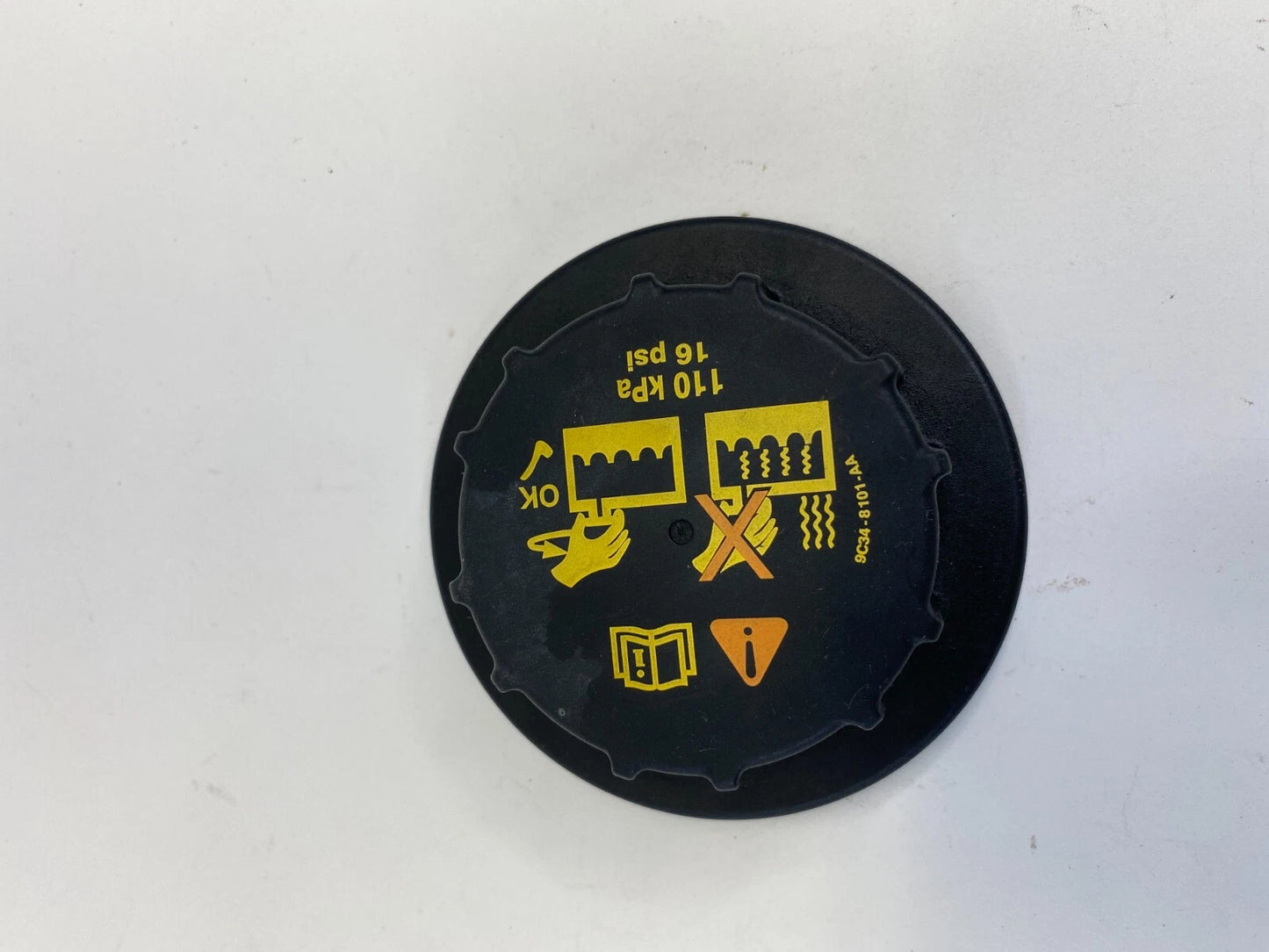 2009-2019 FORD FLEX 3.5L V6 24V RADIATOR COOLANT FLUID TANK CAP LID 9C34-8101-AA