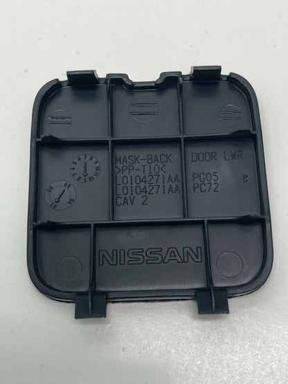 2007 2008 NISSAN VERSA TRUNK MASK BACK DOOR LOWER TRIM COVER PLUG OEM L0104271AA