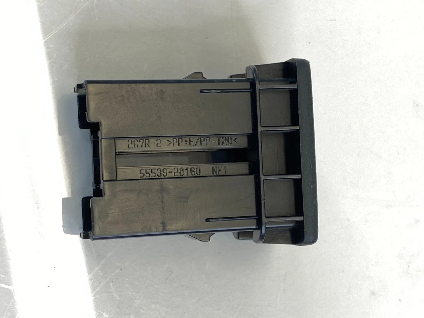 2010-2015 TOYOTA PRIUS FRONT DASH LOWER PANEL HOLE SWITCH COVERS OEM 55539-28160