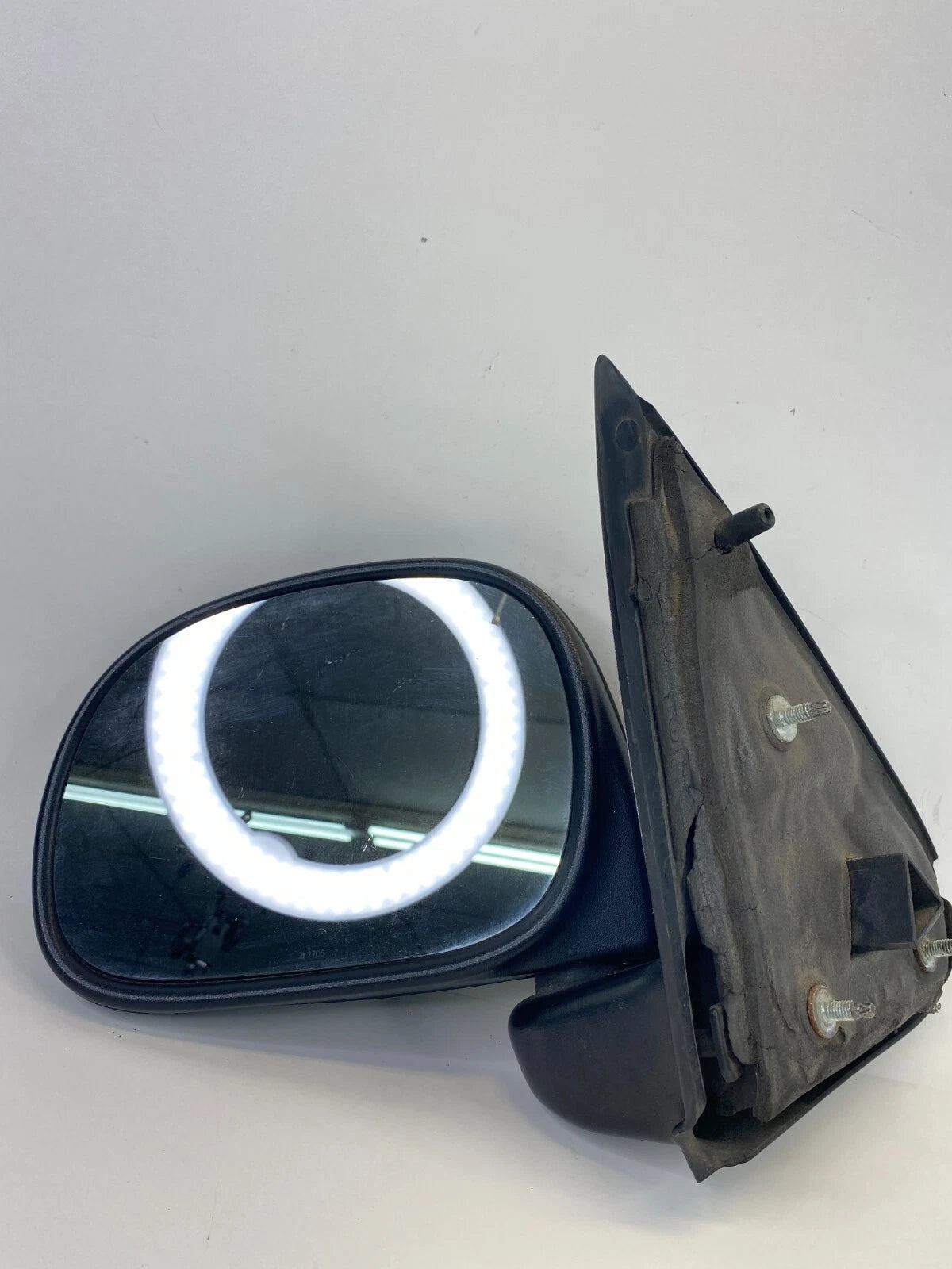 2003 03 FORD F-150 F150 FRONT LEFT DRIVER SIDE VIEW MAUAL DOOR MIRROR BLACK OEM