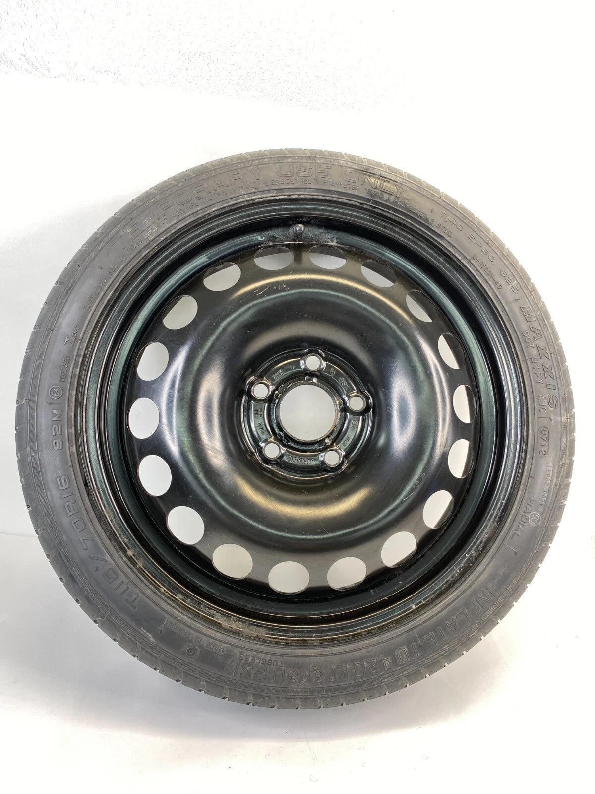 2011-2016 CHEVY CRUZE EMERGENCY SPARE TIRE WHEEL COMPACT DONUT T115/70R16 92M