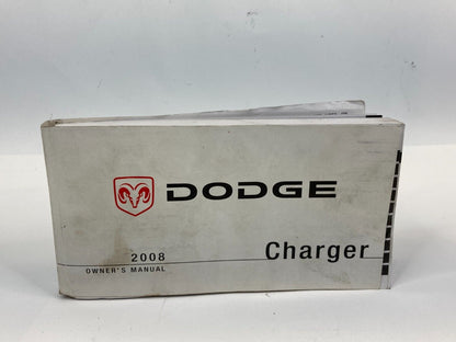 2008 Dodge Charger 08 Chrysler Owner's Manual Book & Warranty Information Guide