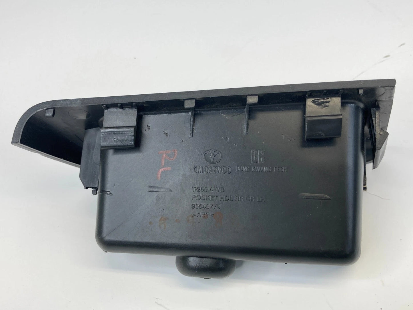 2007-2011 CHEVROLET AVEO SEDAN REAR LEFT SIDE INTERIOR DOOR PULL POCKET 96649779