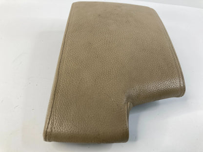 2007 2008 BMW 328XI E90 CENTER CONSOLE ARMREST LID BEIGE LEATHER W/ SPRING OEM