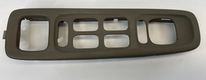 2000-2005 CADILLAC DEVILLE SEDAN FRONT LEFT DOOR MASTER WINDOW SWITCH BEZEL OEM