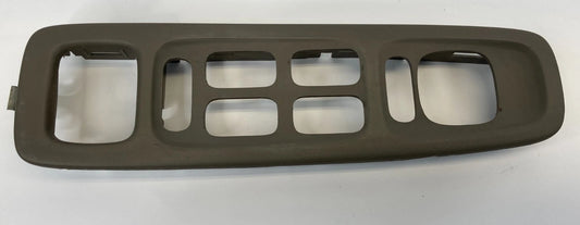 2000-2005 CADILLAC DEVILLE SEDAN FRONT LEFT DOOR MASTER WINDOW SWITCH BEZEL OEM