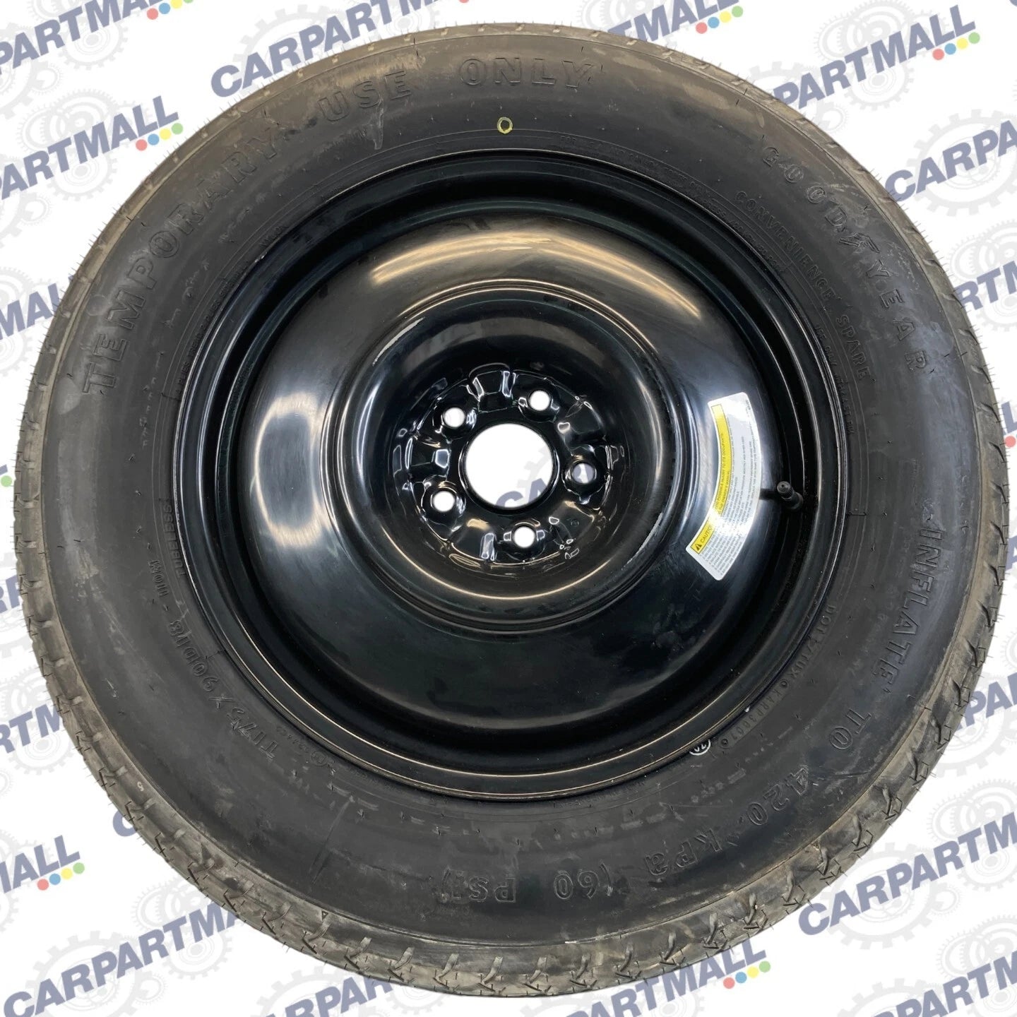 2003-2008 INFINITI FX35 EMERGENCY SPARE TIRE WHEEL COMPACT DONUT T175/90D18 110M