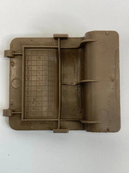 03-06 ACURA MDX REAR CHILD SEAT ANCHOR FINISH PLATE CAP COVER 84641-S3V-Q00 OEM