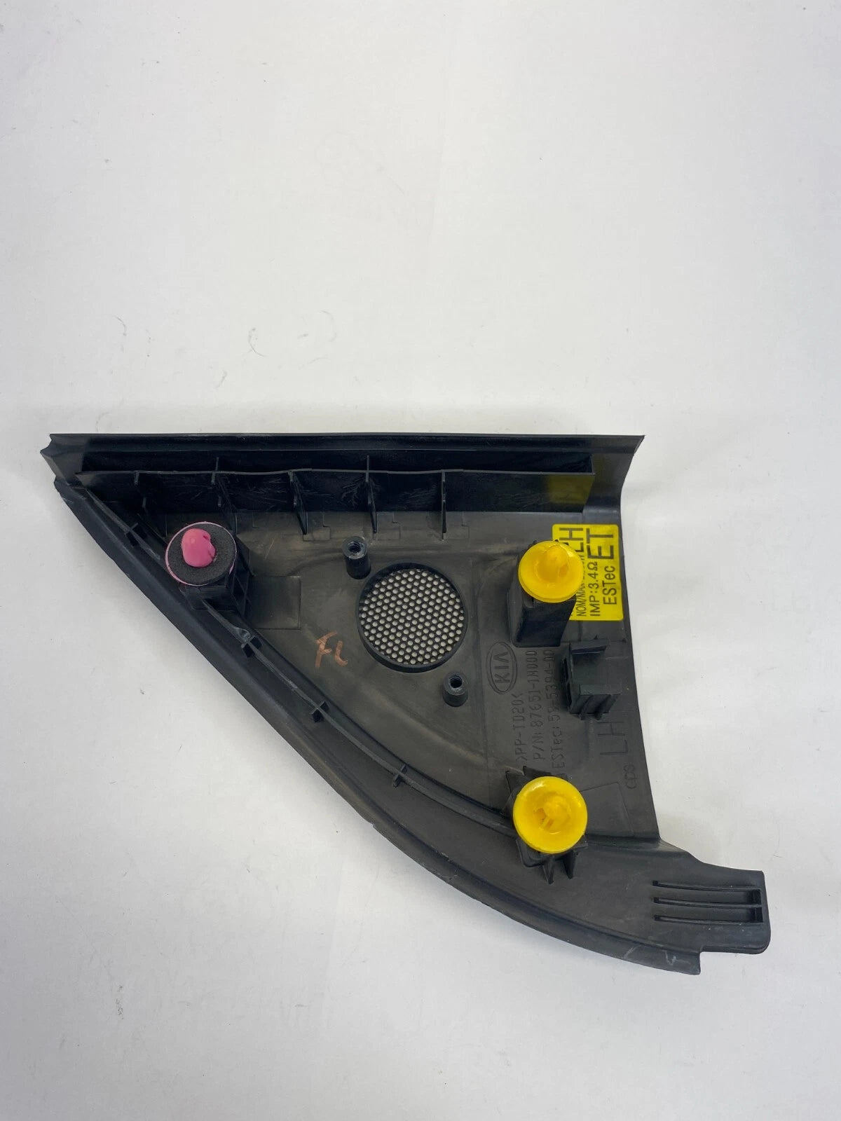 2010-2013 KIA FORTE FRONT LEFT DRIVER SIDE INNER TWEETER SPEAKER COVER TRIM OEM