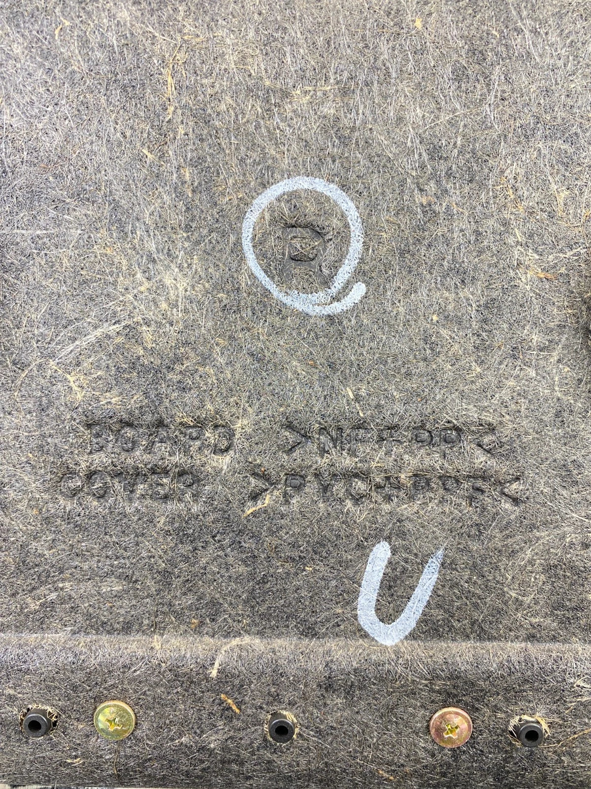 2004 2005 LEXUS RX330 FRONT RIGHT PASSENGER SIDE SEAT BACK BOARD COVER OEM