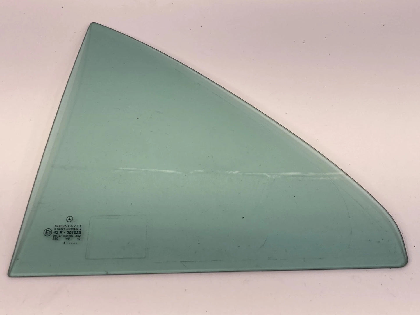 1998-2002 MERCEDES-BENZ E430 REAR LEFT BACK QUARTER VENT WINDOW /ONLY GLASS OEM