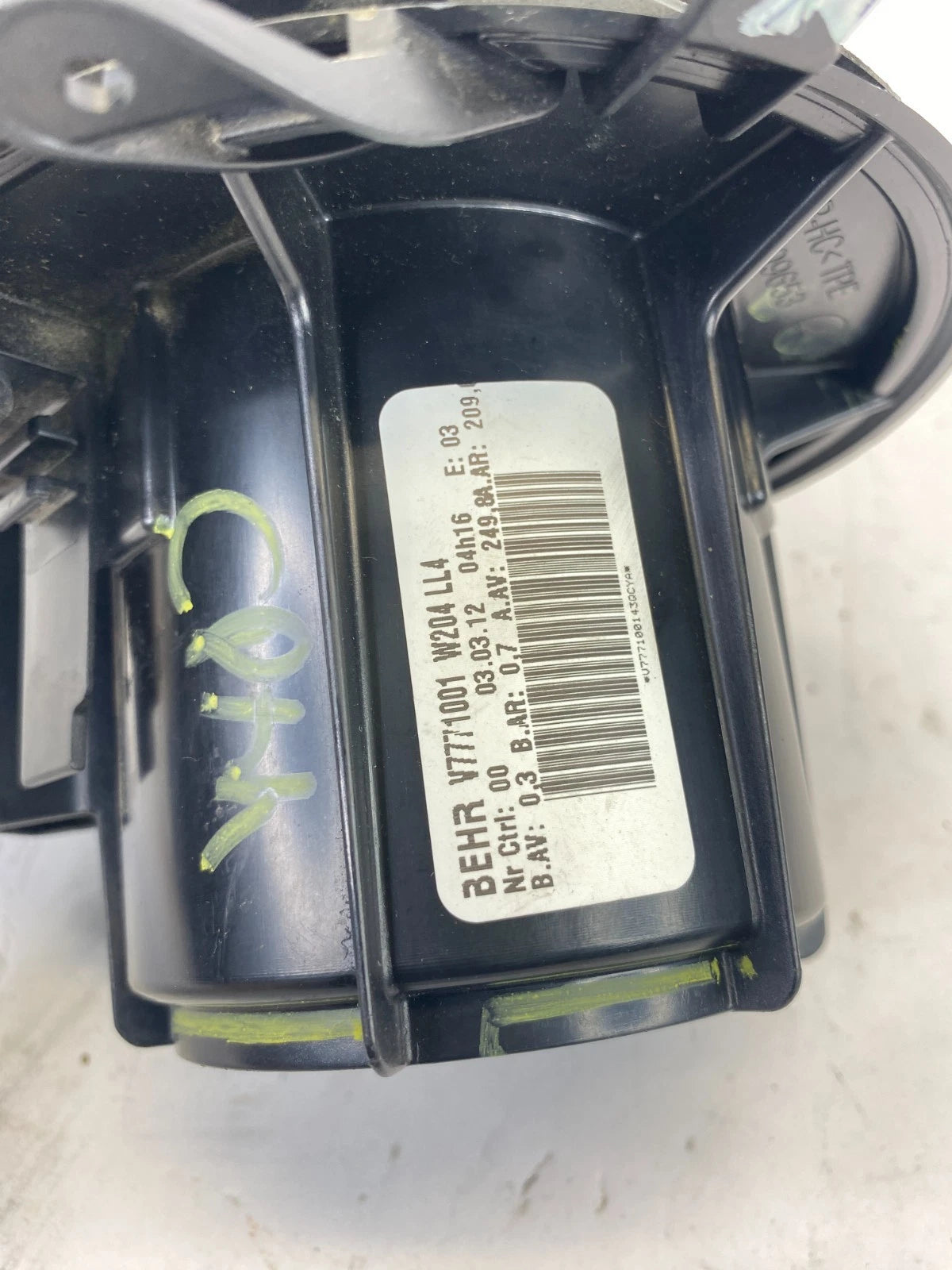 2010-2015 MERCEDES-BENZ GLK350 GLK 350 HEATER BLOWER MOTOR ASSEMBLY OEM