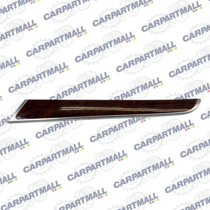 05-11 AUDI A6 QUATTRO REAR RIGHT BACK SIDE DOOR TRIM MOLDING WOOD 4F0-867-420