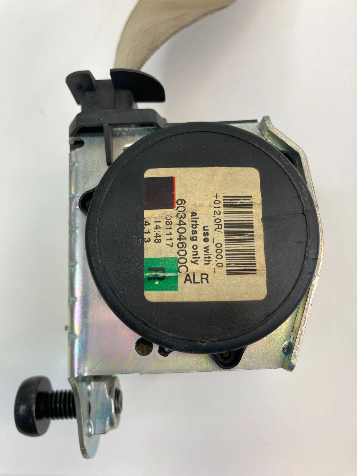2009 2010 BMW 535I XDRIVE SEDAN FRONT RIGHT SIDE SEAT BELT RETRACTOR 603404600C