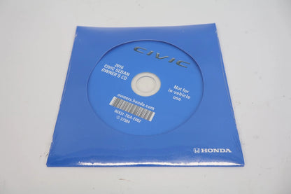 2016 HONDA CIVIC SEDAN OWNER'S MANUAL REFERENCE GUIDE INFORMATION W/ CASE OEM