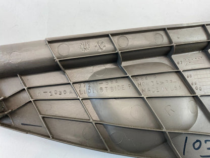 1998-2002 HONDA ACCORD DASH RIGHT SIDE FUSE BOX PANEL COVER END CAP 77211-S84