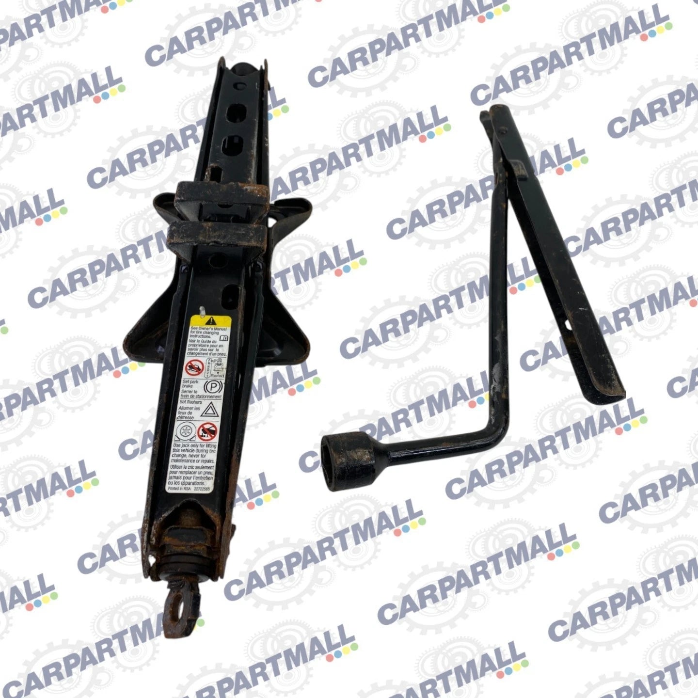 2010-2017 CHEVROLET EQUINOX GMC TERRAIN EMERGENCY SPARE TIRE JACK & TOOL KIT OEM