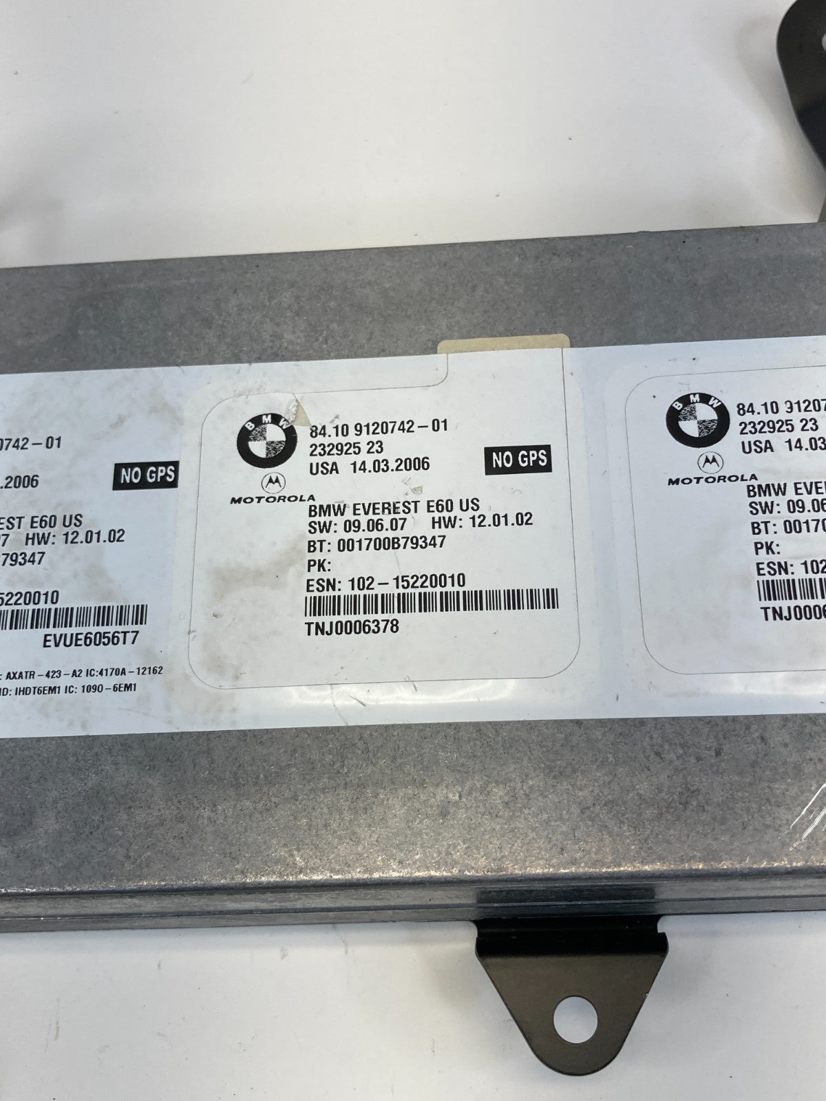 2006 2007 BMW 530xi 04-07 530i Telematics Bluetooth Control Module 84-10-9120742