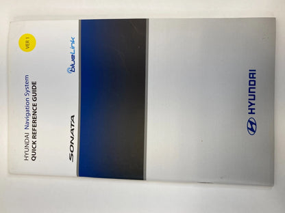 2013 HYUNDAI SONATA OWNER'S MANUAL INFORMATION GUIDE HANDBOOK SET W/ CASE OEM