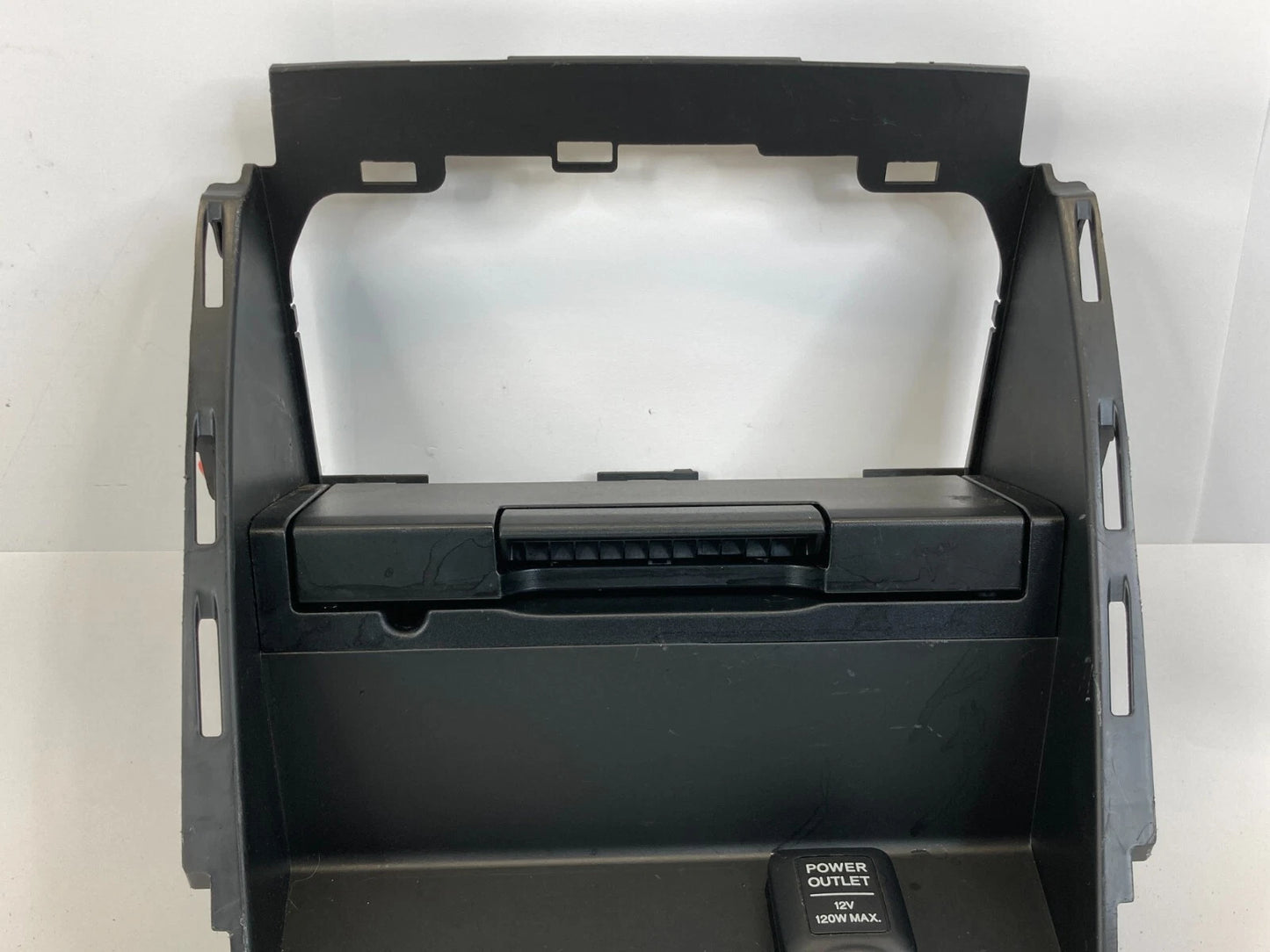 2011-2015 HONDA CR-Z FRONT DASH CENTER CONSOLE POCKET TRIM BEZEL W/ POWER OUTLET