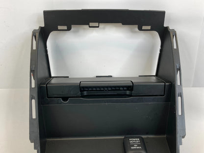2011-2015 HONDA CR-Z FRONT DASH CENTER CONSOLE POCKET TRIM BEZEL W/ POWER OUTLET
