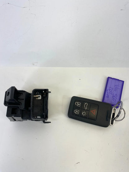 11-18 Volvo S60 Keyless Entry Antenna Sensor Module w/ Smart Key Remote Control
