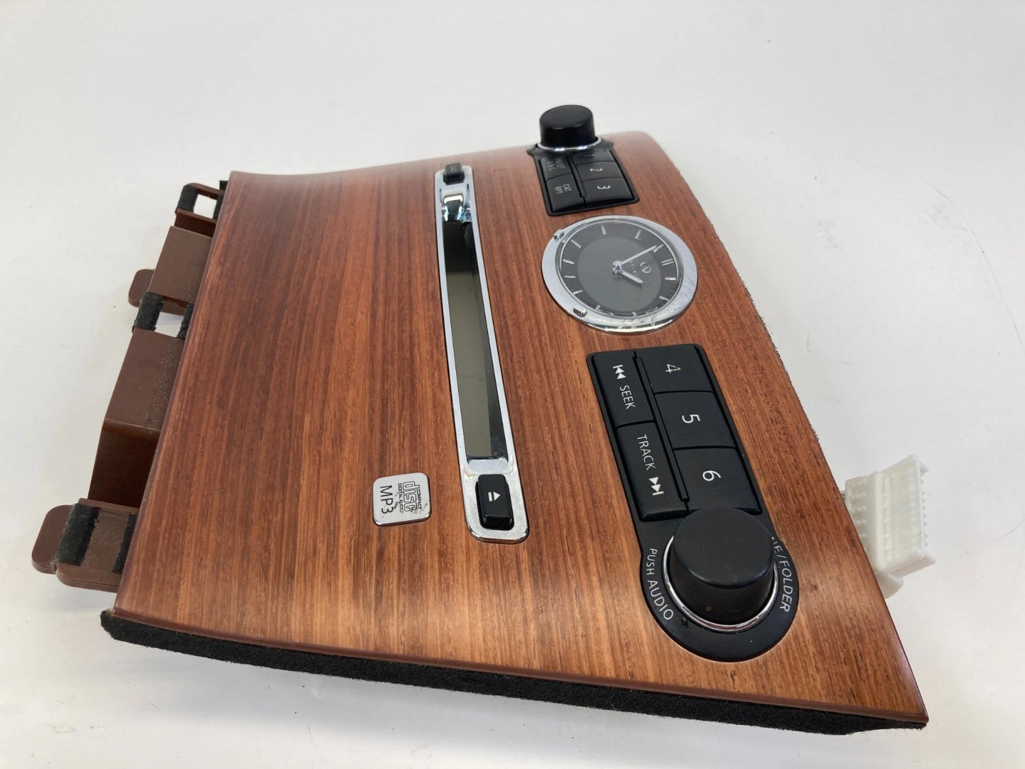 2006 2007 INFINITI M35 RADIO AUDIO CONTROL CENTER PANEL W/ CLOCK 68260-EH100 OEM