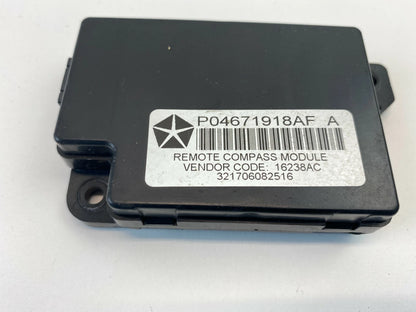 2008 2009 CHRYSLER TOWN & COUNTRY REMOTE COMPASS CONTROL MODULE UNIT OEM