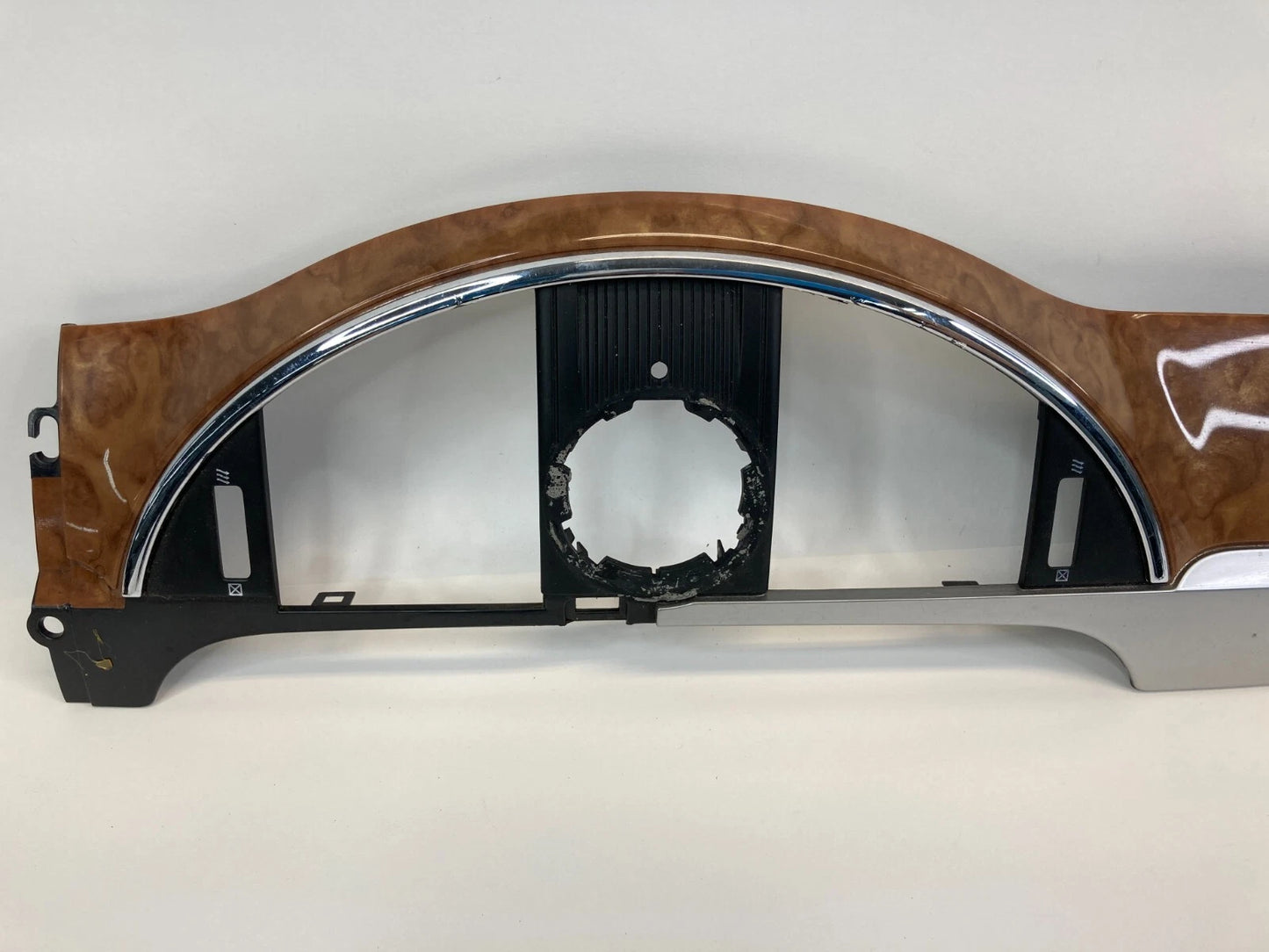 08-12 BUICK ENCLAVE CENTER DASH COCK AC VENT BEZEL TRIM PANEL WOOD 25913302 OEM