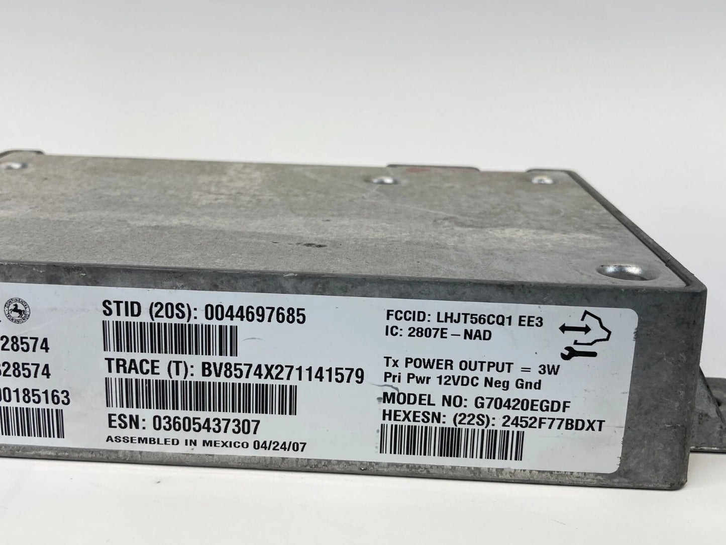 2007 2008 CHEVY IMPALA ONSTAR COMMUNICATION COMPUTER CONTROL MODULE OEM 25828574
