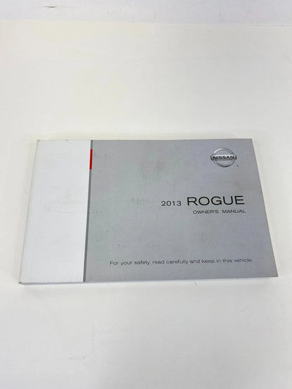 2013 13 NISSAN ROGUE OWNERS MANUAL & WARRANTY INFORMATION SET KIT W/ CASE OEM