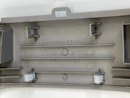 2002 2003 LEXUS ES300 REAR CENTER CONSOLE PANEL TRIM COVER BEZEL 58924-33020 OEM