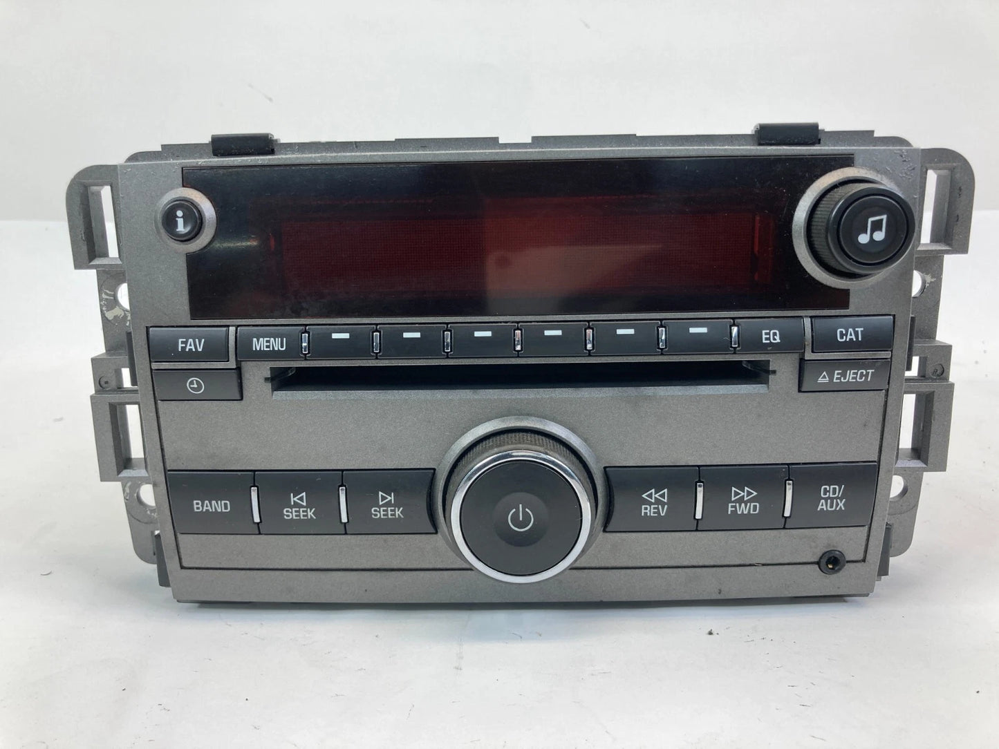 2009 09 SATURN VUE RADIO AM/FM STEREO MP3 CD PLAYER RECEIVER UNIT 20790696 OEM