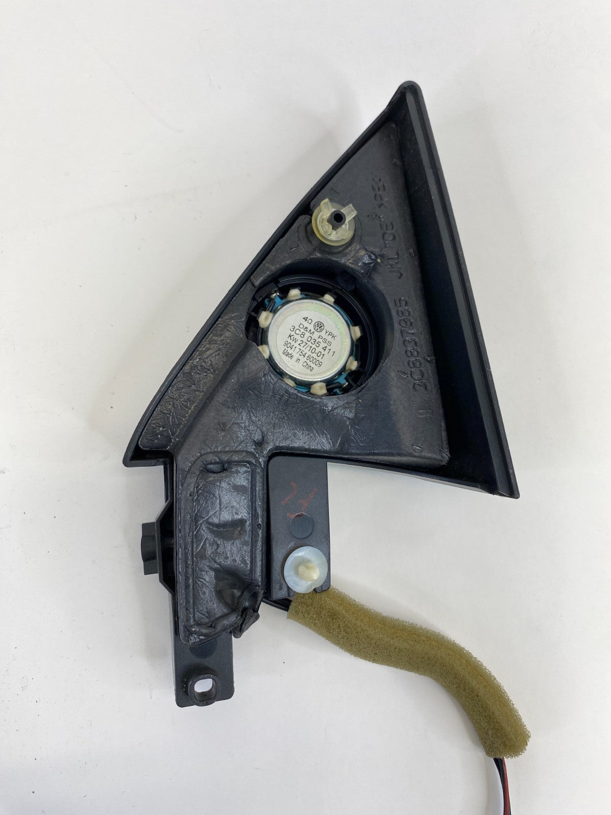 09-12 VW Volkswagen CC Front Left Side Speaker Tweeter W/ Cover Trim 3C8035411