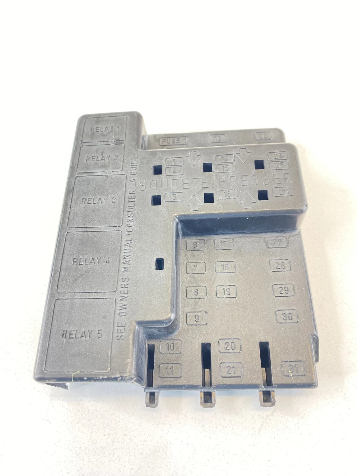 1997-2003 FORD EXPEDITION 5.4L DASH INTERIOR FUSE BOX COVER LID TRIM F65B-14A075