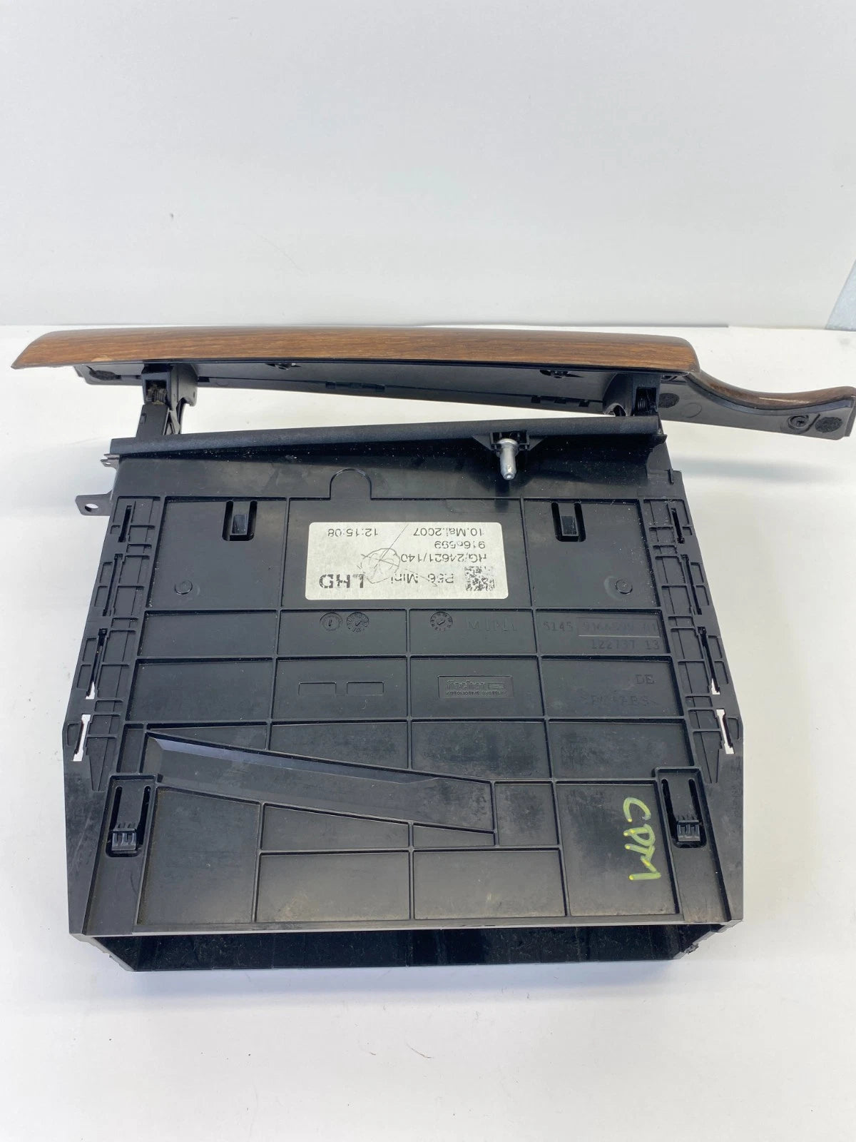 2007-2015 MINI COOPER DASH UPPER GLOVE BOX STORAGE CD CHANGER CARRIER 9166599