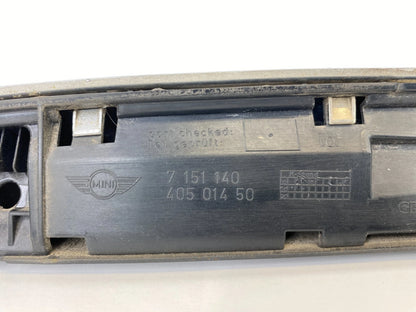 2007-2013 MINI COOPER REAR TRUNK GRIP HANDLE MOLDING LICENSE PLATE BEZEL 7151140