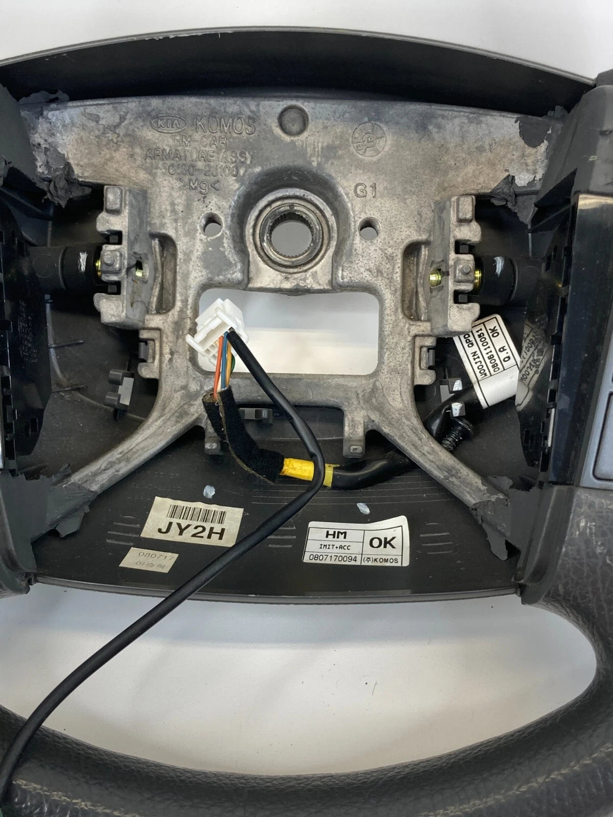 2009 KIA BORREGO LX SPORT STEERING WHEEL W/ CRUISE CONTROL ASSY 56130-2J100 OEM