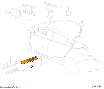 2012-2015 CHEVROLET SONIC ONSTAR BLUETOOTH CONTROL MODULE 22833630 OEM