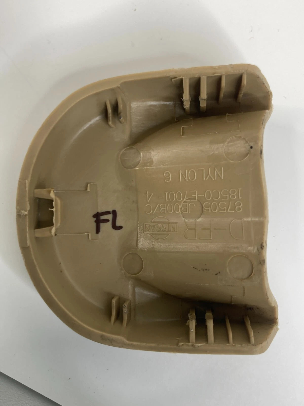 2009-2014 NISSAN MAXIMA FRONT LEFT SEAT TRACK END COVER TRIM BEZEL 87505-JB00B
